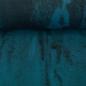 Preview: Sweat angeraut mit gemalter Eiswand-Textur in Petrol